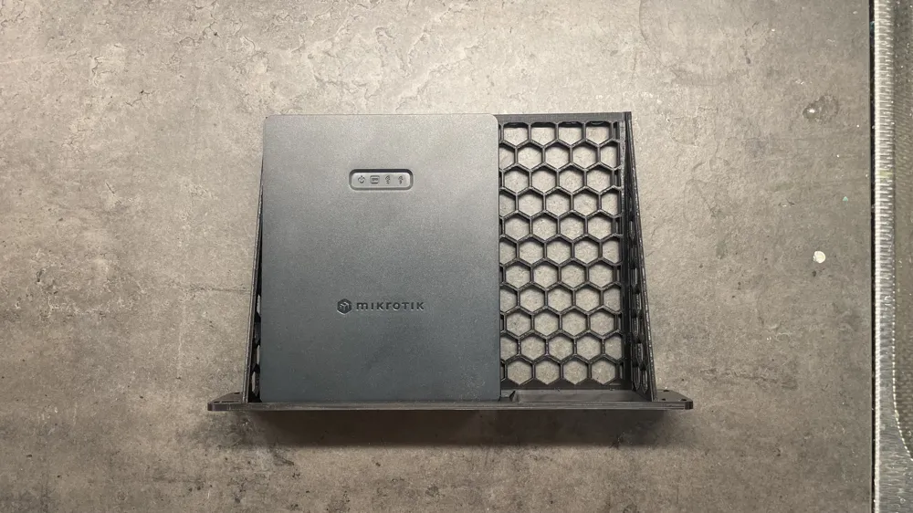 Mikrotik hAP ax S 10″ inch rack mount - Free 3D Print Model - MakerWorld