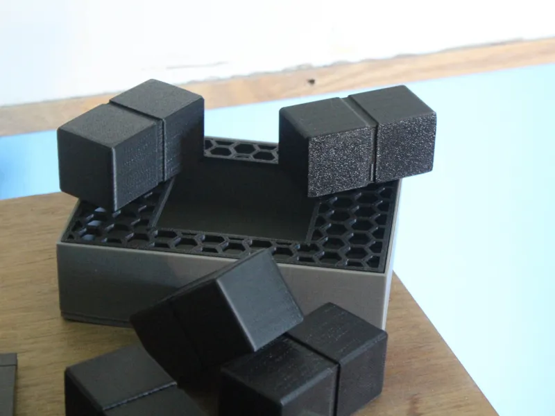Six Blocks Box Puzzle