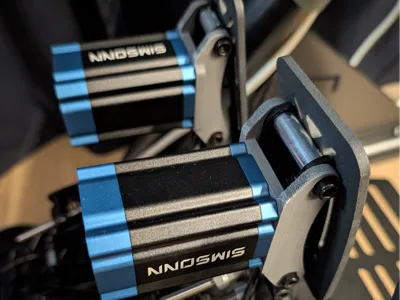 Simsonn Pro X Ultra pedals VAM Pro haptic mount