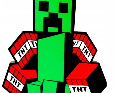 Minecraft Clipper LED Lamp – Decorative Wall Light