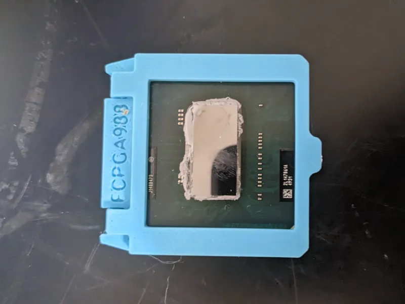 FCPGA988 / Socket G2 print in place cpu holder