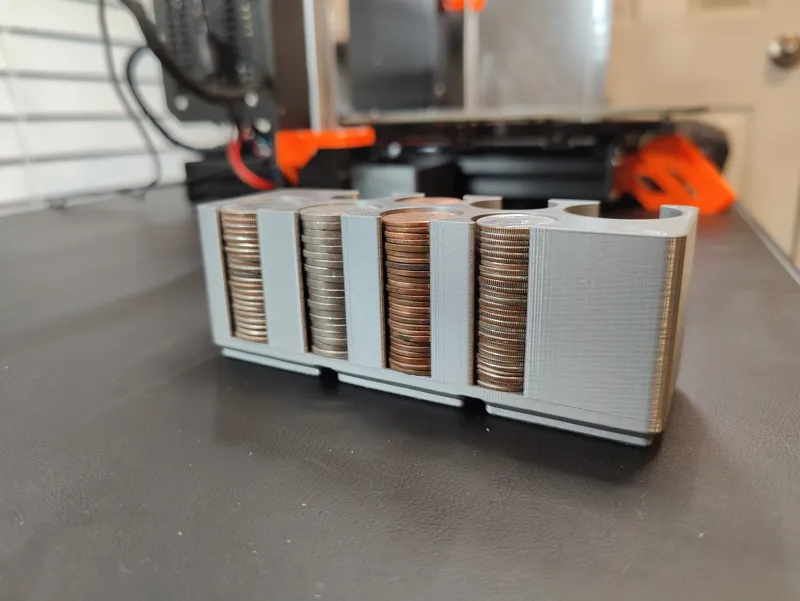 Gridfinity Coin Holder (for common US coins)