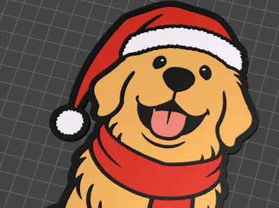 Golden Retriever Christmas Limited Edition