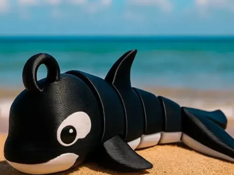 Killer whale Articulated Toy