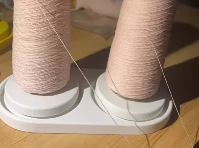 Dual Spool Yarn Holder using 608zz Bearings