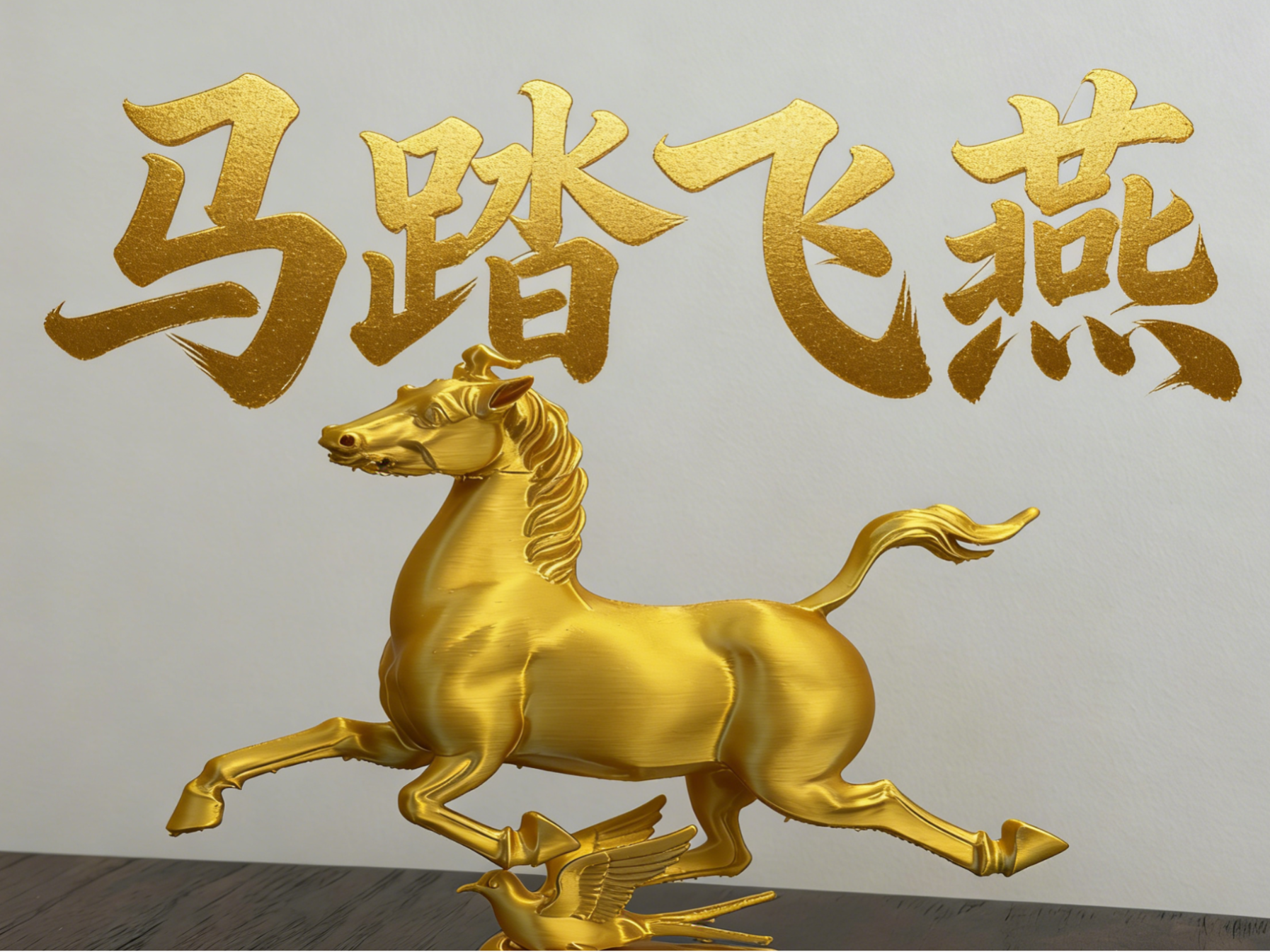 金马踏飞燕：劲蹄驰风，瑞意腾骧
