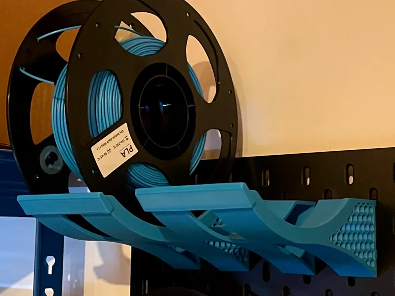 Filament holder IKEA pegboards (Remix)