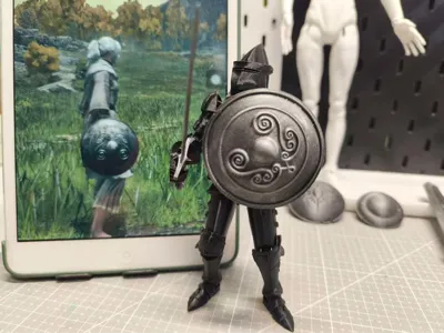 Dummy 13 weapons Elden Ring Weapon Series-Iron Roundshield