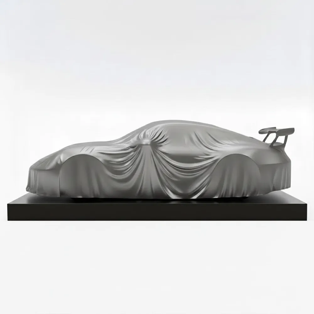Porsche GT3 RS - Veiled Art - Free 3D Print Model - MakerWorld