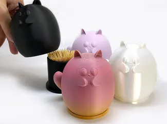 原创设计可爱猫咪日用品牙签盒
