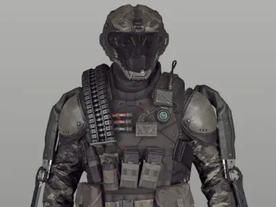 Call of Duty 11 Infinite Warfare Army Outfit Model