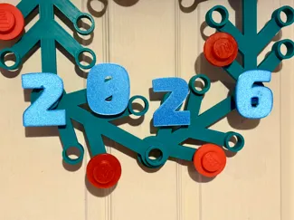 Numbers for Brick Wreath - 0 to 9