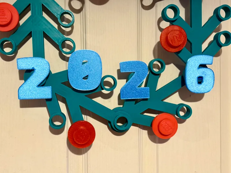 Numbers for Brick Wreath - 0 to 9
