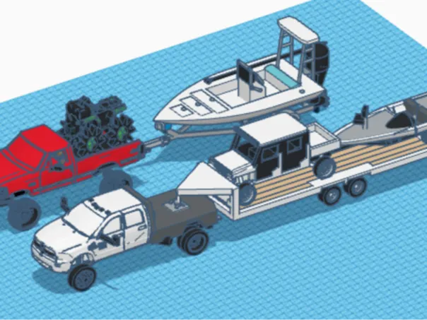 Truck Boats Polaris ATV Gooseneck Trailer Ect