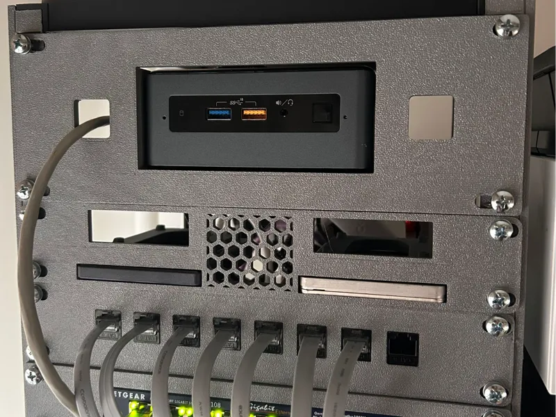 10 Inch rack for Intel Nuc