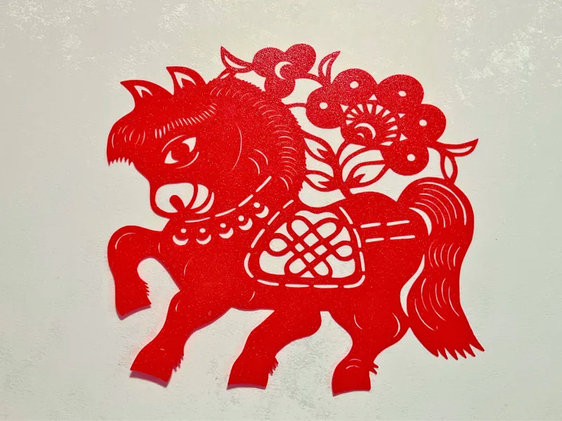 中国传统窗花剪纸 马上生花 适合不同打印机