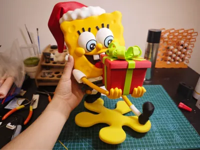 SpongeBob's Christmas Present Storage Box