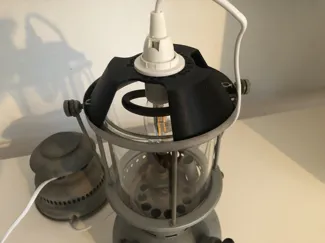 Petromax inner casing for electric lightbulbs