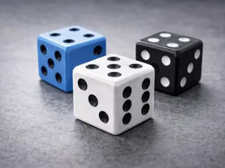 Premium 3D Printable Dice –Clean & Balanced Design