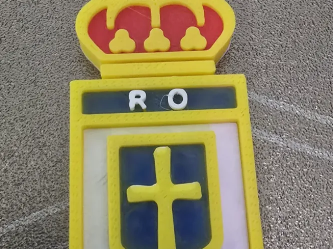 Llavero Real oviedo 3mf 4 colores