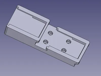 Qidi Q2 double mount for Box and Ext Spool