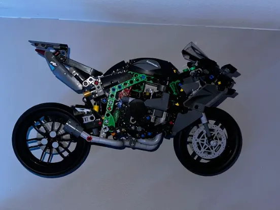 Ninja H2 LEGOs wall mount