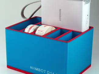 NIIMBOT D11-H holder with USB-C connector