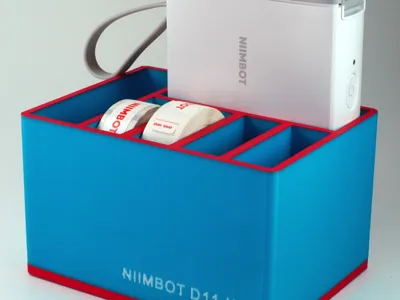 NIIMBOT D11-H holder with USB-C connector