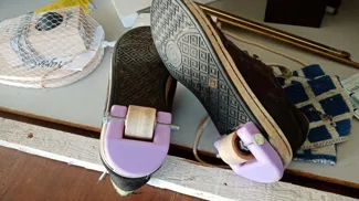 Skate-shoes with wheels