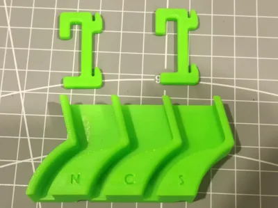 Holder for wire Brush Set Curved Handle.