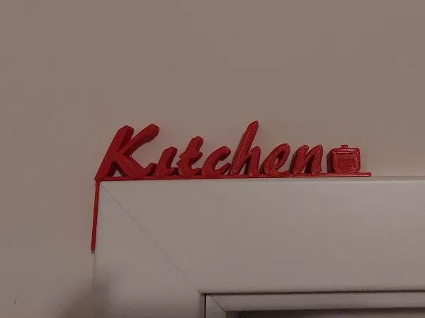 kitchen sign