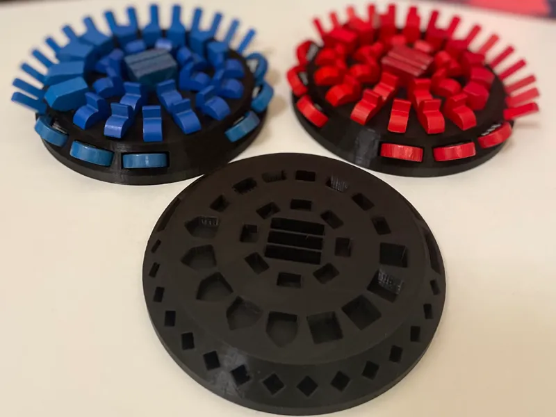 Catan Game Piece Holder - ships and knights 