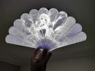 知更鸟单色折扇