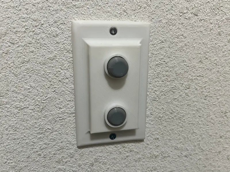 Button Light Switch Cover