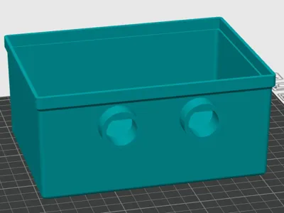 Transparent refill box lower part