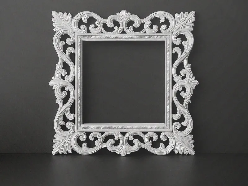 Baroque Ornate Square Frame