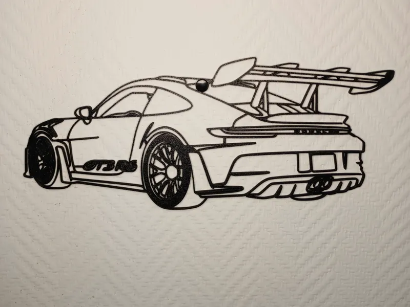 Porsche 911 GT3 RS Wall Art - 992 Supercar