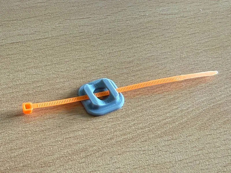 Cable mount zip tie