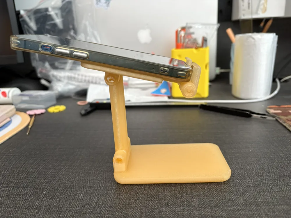Foldable Phone Stand - Free 3D Print Model - MakerWorld