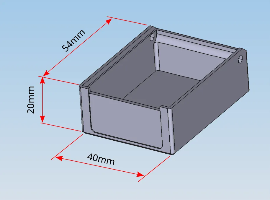 Matchbox storage for electronic components - Free 3D Print Model ...