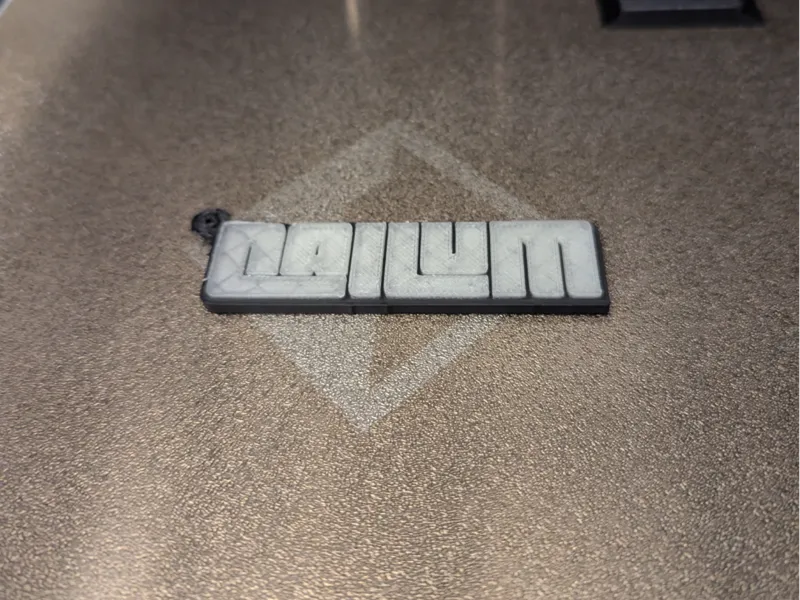 "Callum" Name Keychain