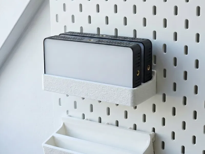 Sutefoto T15 LED Light Skådis Pegboard holder