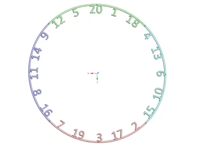 Dart Ring/Number Ring Darts for Target Board