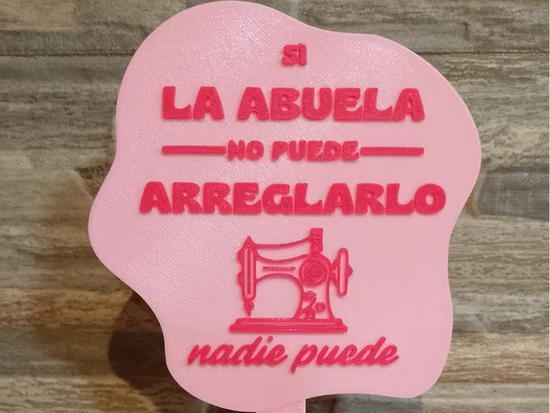 topper torta de cumpleaños de abuela