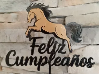 adorno para torta de caballo