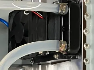 Adapter fan for cartridge case annealer