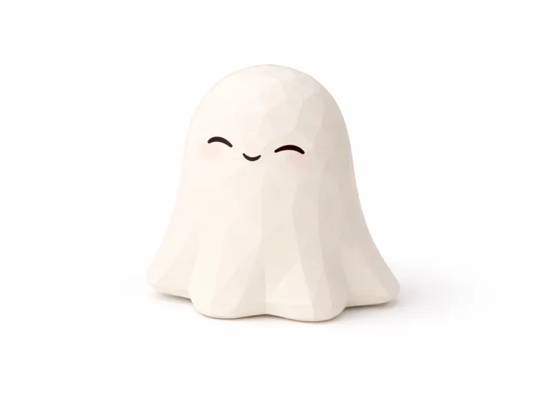 Cute Low Poly Ghost 