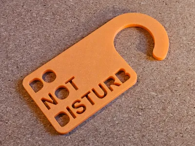 Do Not Disturb Door Sign