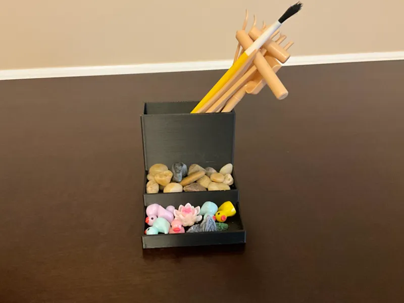 Zen garden organizer