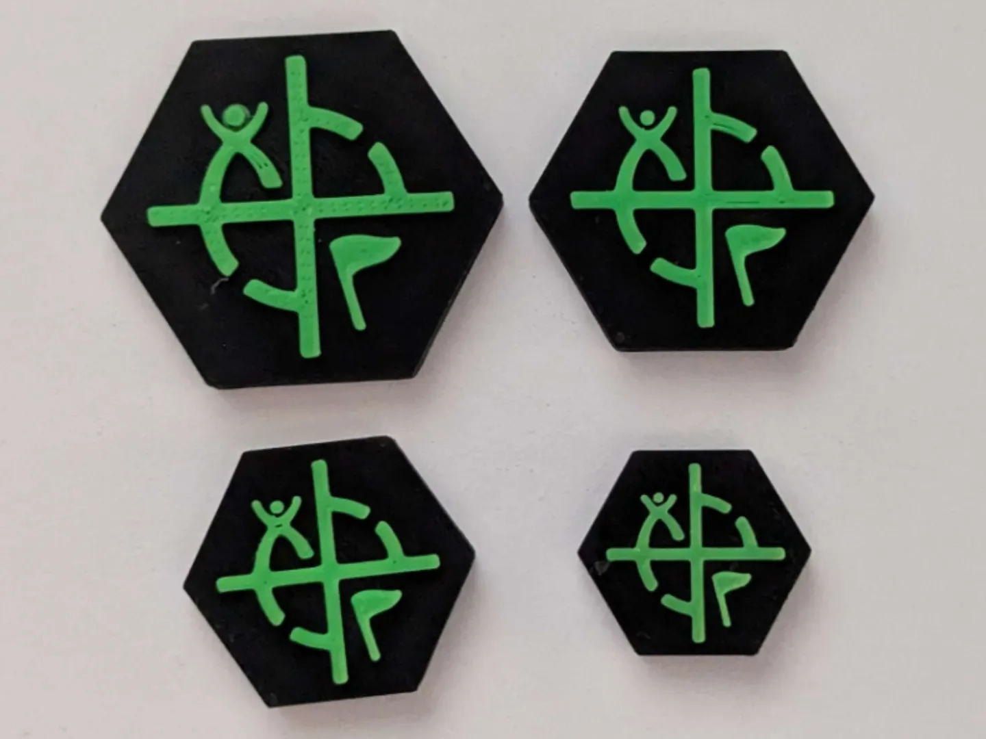 Hexagonal Geocache Coin/Geocoin